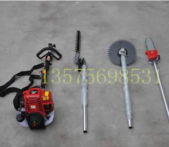 四沖程華盛140側掛式多功能四合一割草機除草機高枝鋸高枝修剪機